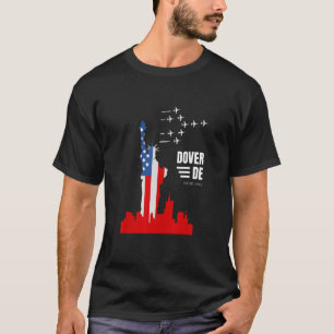 Dover DE Statue of Liberty Flag Falscher Name Stad T-Shirt