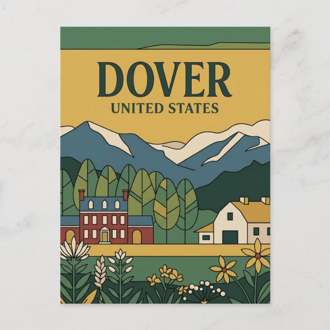 Dover, Delaware Delaware Postkarte (Vorderseite)