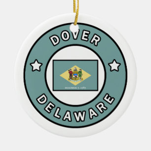 Dover Delaware Keramik Ornament