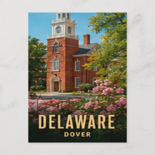 Dover Delaware Kulturerbe an der Küste Postkarte
