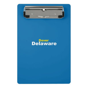 Dover, Delaware Mini-Zwischenablage Mini Klemmbrett