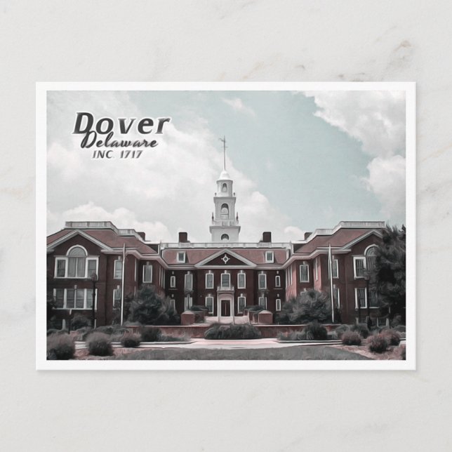 DOVER DELAWARE POSTKARTE (Vorderseite)