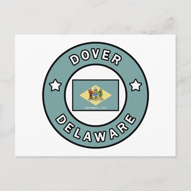 Dover Delaware Postkarte (Vorderseite)