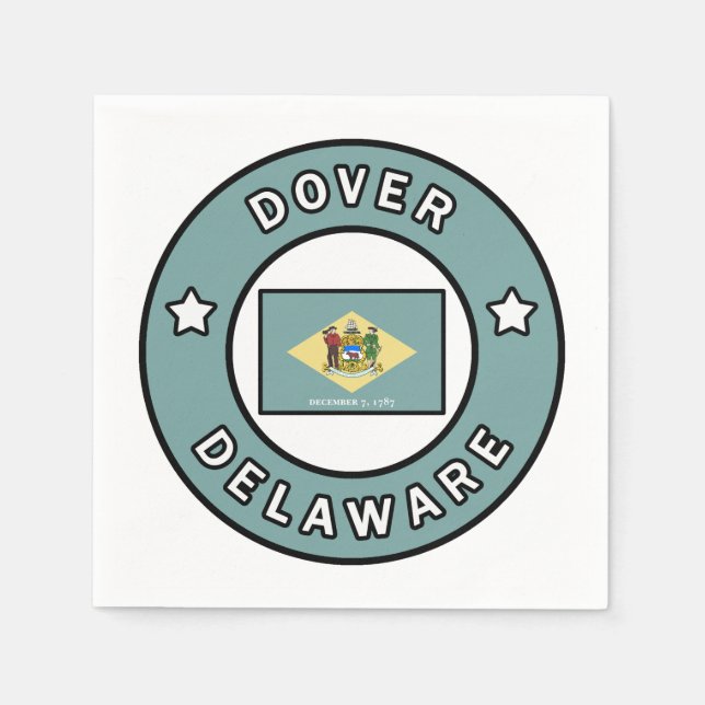 Dover Delaware Serviette (Vorderseite)
