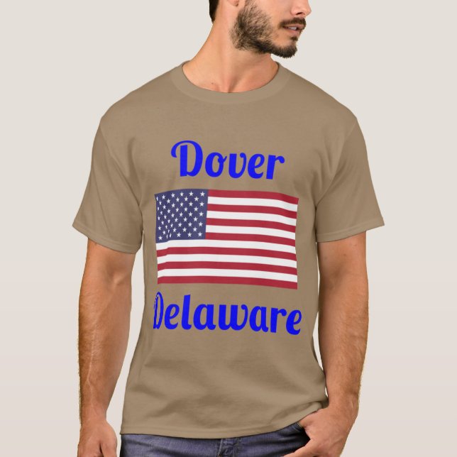 Dover Delaware Stilvolle Prints1 T-Shirt (Vorderseite)
