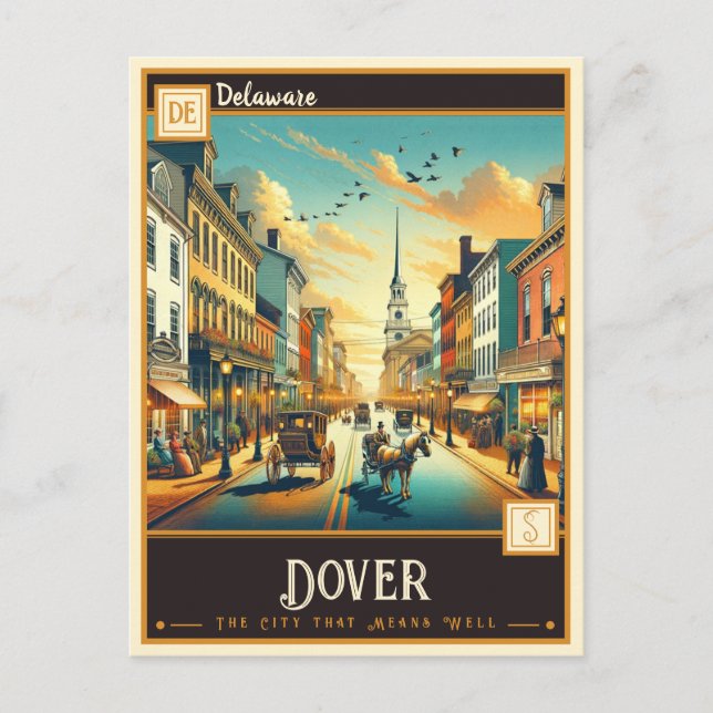 Dover, Delaware | Vintage Postkarte (Vorderseite)