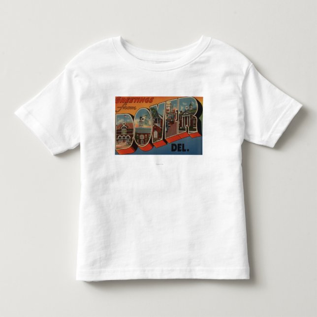 Dover, DelawareLarge Letter ScenesDover, DE Kleinkind T-shirt (Vorderseite)