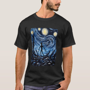 Dover Demon Cryptid Cryptozoology Starry Night Pai T-Shirt