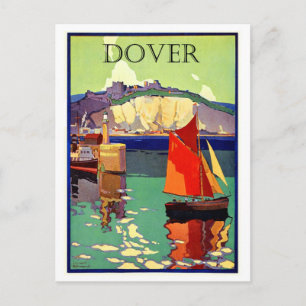 Dover, England, Segelschiff, marine, vintage Postkarte