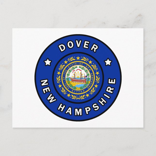 Dover New Hampshire Postkarte (Vorderseite)