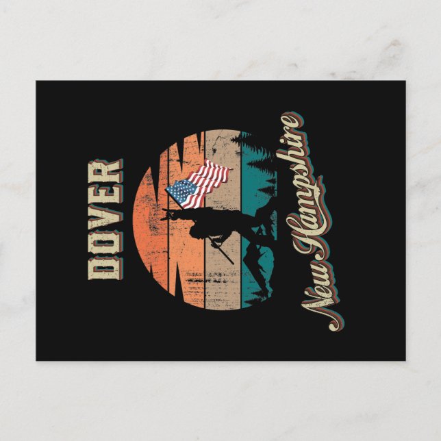 Dover New Hampshire Postkarte (Vorderseite)