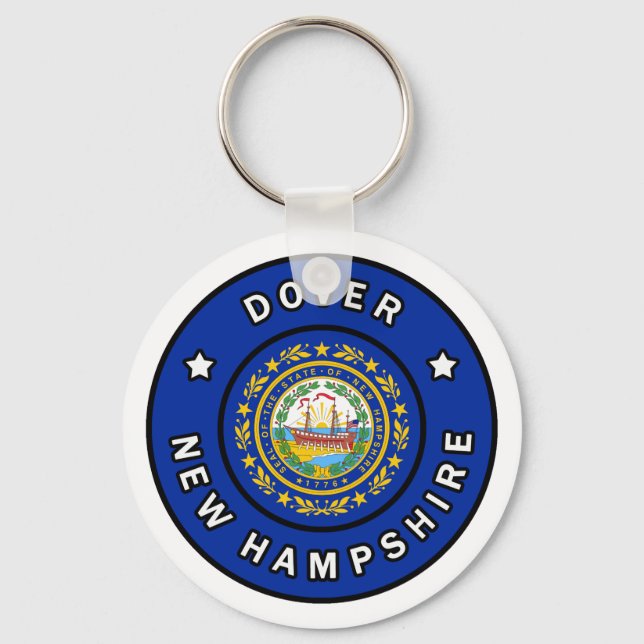 Dover New Hampshire Schlüsselanhänger (Vorderseite)