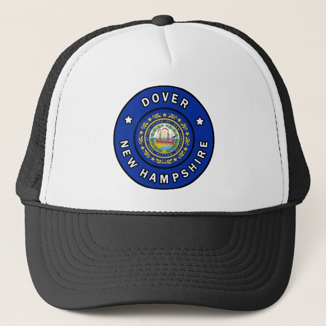 Dover New Hampshire Truckerkappe (Vorderseite)