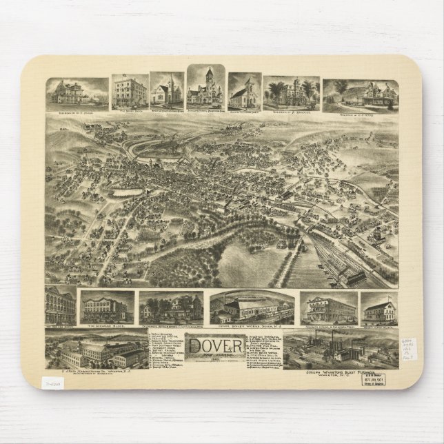 Dover New-Jersey (1903) Mousepad (Vorne)