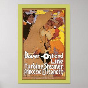Dover-Ostende-Linie Poster