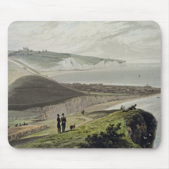 Dover, von Shakespeares Klippe, von 'einer Reise Mousepad (Vorne)