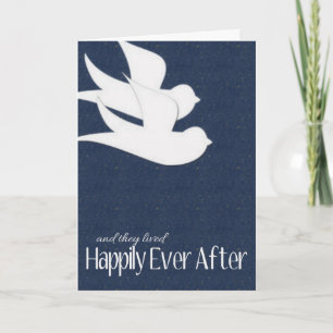 Doves Glückwunschkarte Karte