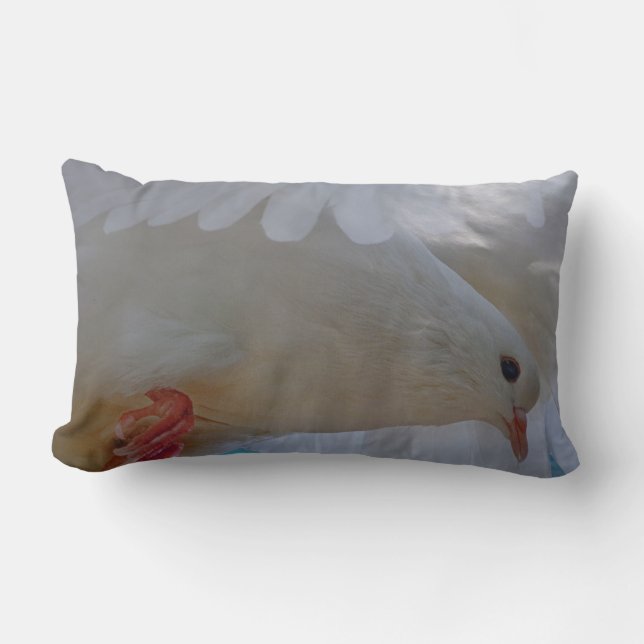 Doves Heart Dance Peace Liebe Party Destiness Bles Lendenkissen (Vorderseite)