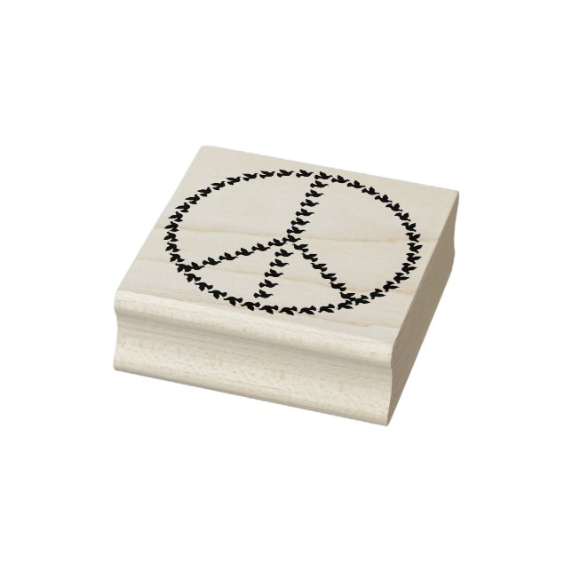 Doves of Peace Art Briefmarke Gummistempel (Stempel)