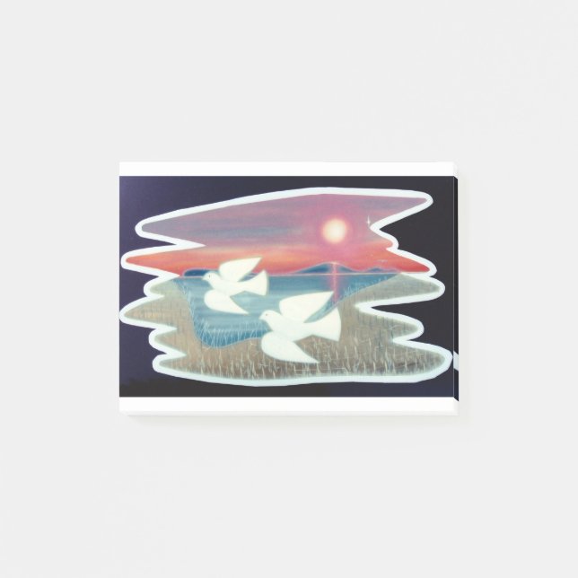 Doves Post-it Klebezettel (Vorderseite)