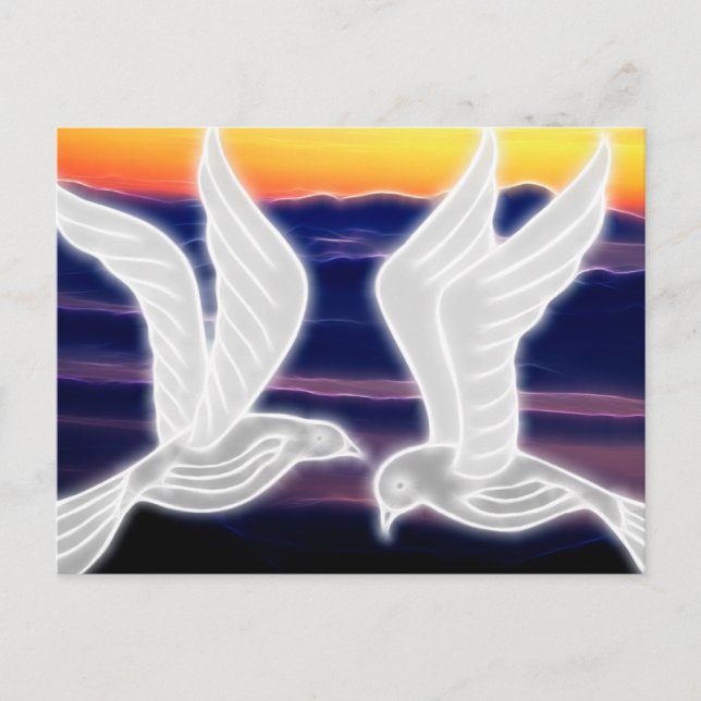 Doves Postkarte (Vorderseite)