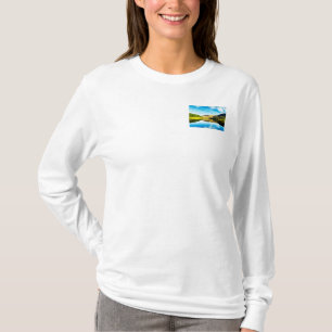 Dovestone Reservoir im Winter Basic Dark T - Shirt