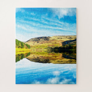 Dovestone Reservoir im Winter Puzzle