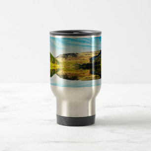 Dovestone Reservoir im Winter Tasse
