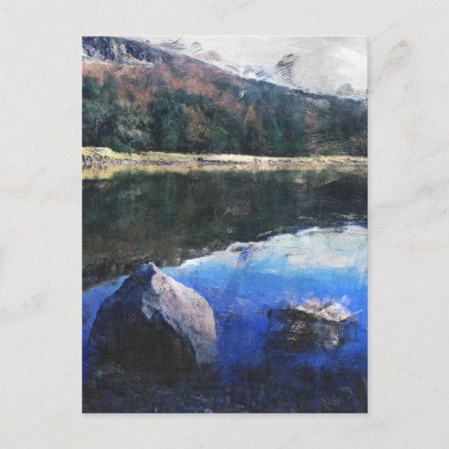 Dovestone Reservoir Postkarte (Vorderseite)