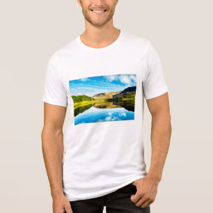Dovestone Reservoir the winter Basic Dark T - Shir Tri-Blend Shirt