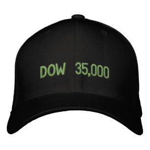 Dow 35000 Stock Market Celebration Bestickte Baseballkappe