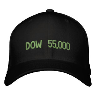 Dow 55.000 Börsenfeier Bestickte Baseballkappe