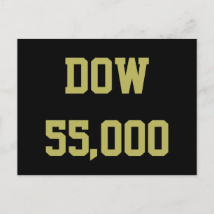 Dow 55.000 Börsenfeier Postkarte