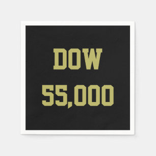 Dow 55.000 Börsenfeier Serviette