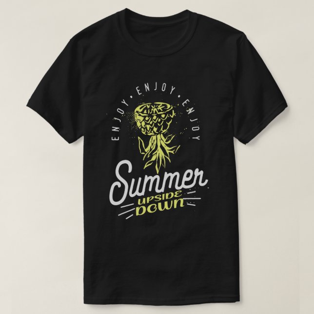 Down-Ananas-Swinger 4 T-Shirt (Design vorne)