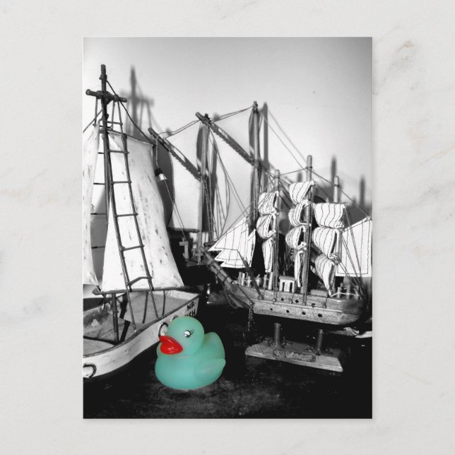 "Down by the Seaside"-Postkarte Postkarte (Vorderseite)