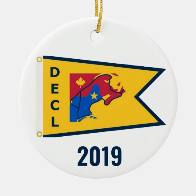 Down East Cruisers Loop (Gold, 2019) Ornament (Vorne)