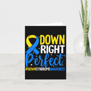 Down Right Perfect Syndrom-Bewusstseins-Illustrati Karte