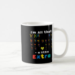 Down-Syndrom all das kleine Extra-Bewusstsein Mädc Kaffeetasse