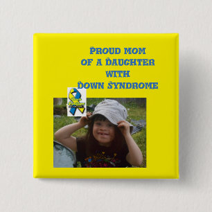 Down-Syndrom Bewusstsein Button