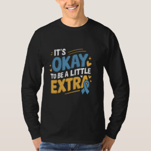 Down-Syndrom-Bewusstsein Extra-Chromosom-Trisomie T-Shirt