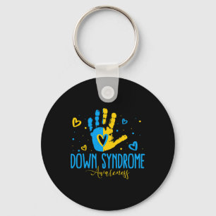 Down Syndrom Bewusstsein für das Bewusstsein Schlüsselanhänger