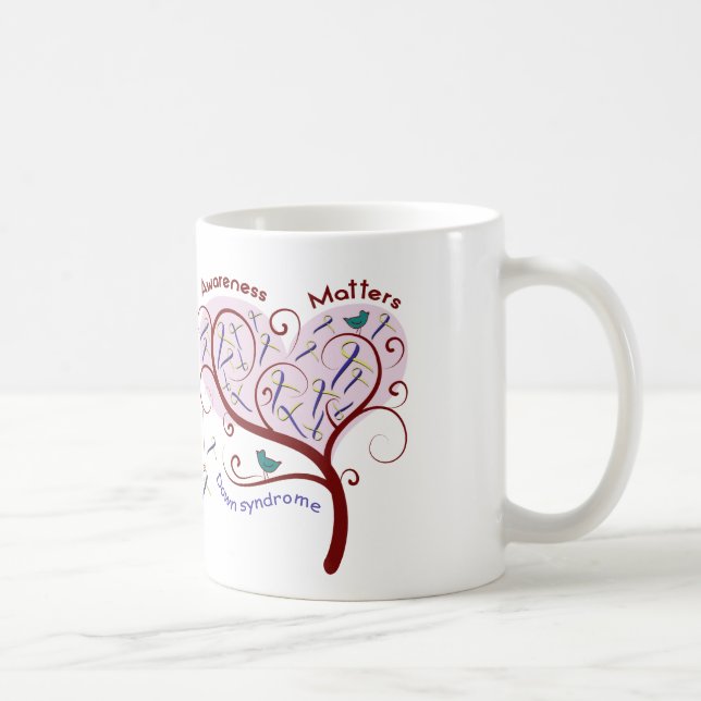 Down-Syndrom Bewusstsein Kaffeetasse (Rechts)