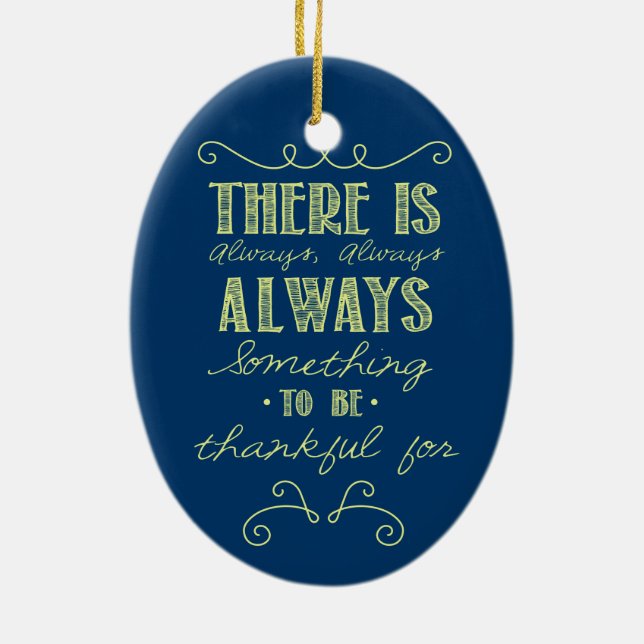 Down-Syndrom Bewusstsein Keramik Ornament (Hinten)