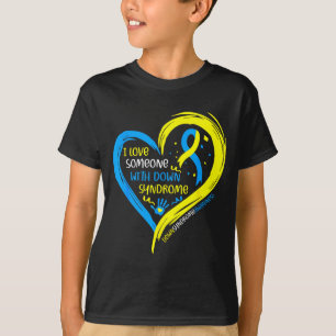 Down-Syndrom Bewusstsein liebe jemanden mit Down-S T-Shirt