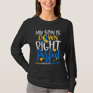 Down-Syndrom-Bewusstsein - Mein Sohn ist ganz unte T-Shirt