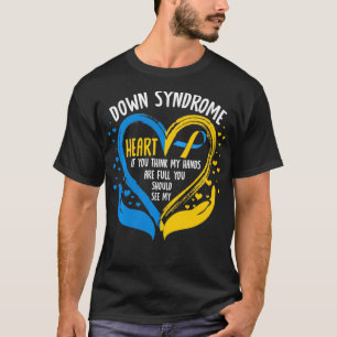 Down-Syndrom-Bewusstsein Mom Familie Frauen Gesche T-Shirt