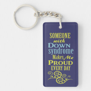 Down-Syndrom Bewusstsein Schlüsselanhänger