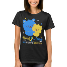 Down-Syndrom-Bewusstsein stolzer Mama-Bär