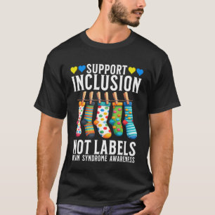 Down-Syndrom-Bewusstseins-Unterstützungsgeschenke T-Shirt